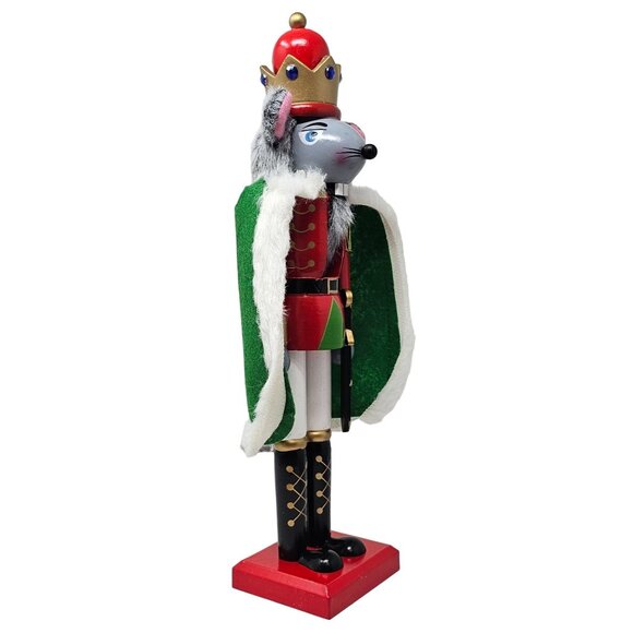 Holiday Mouse Soldier 15" Christmas Nutcracker - Picture 4 of 5